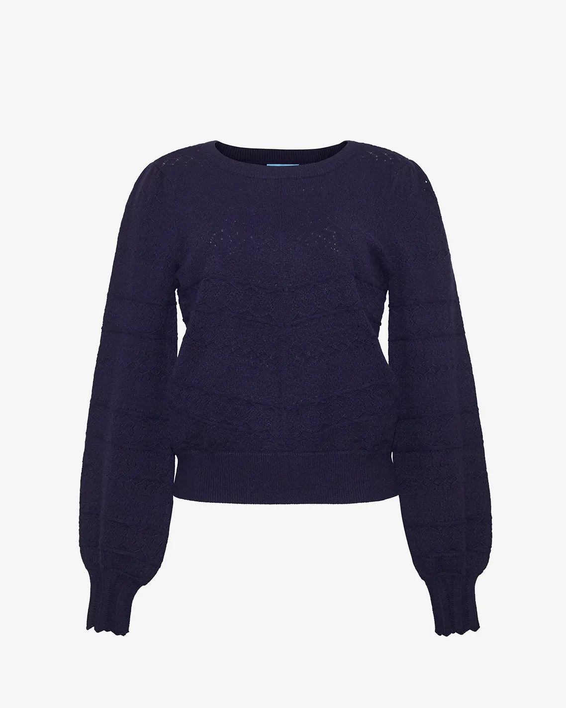 Long-Sleeve Pointelle Sweater sold by Draper James