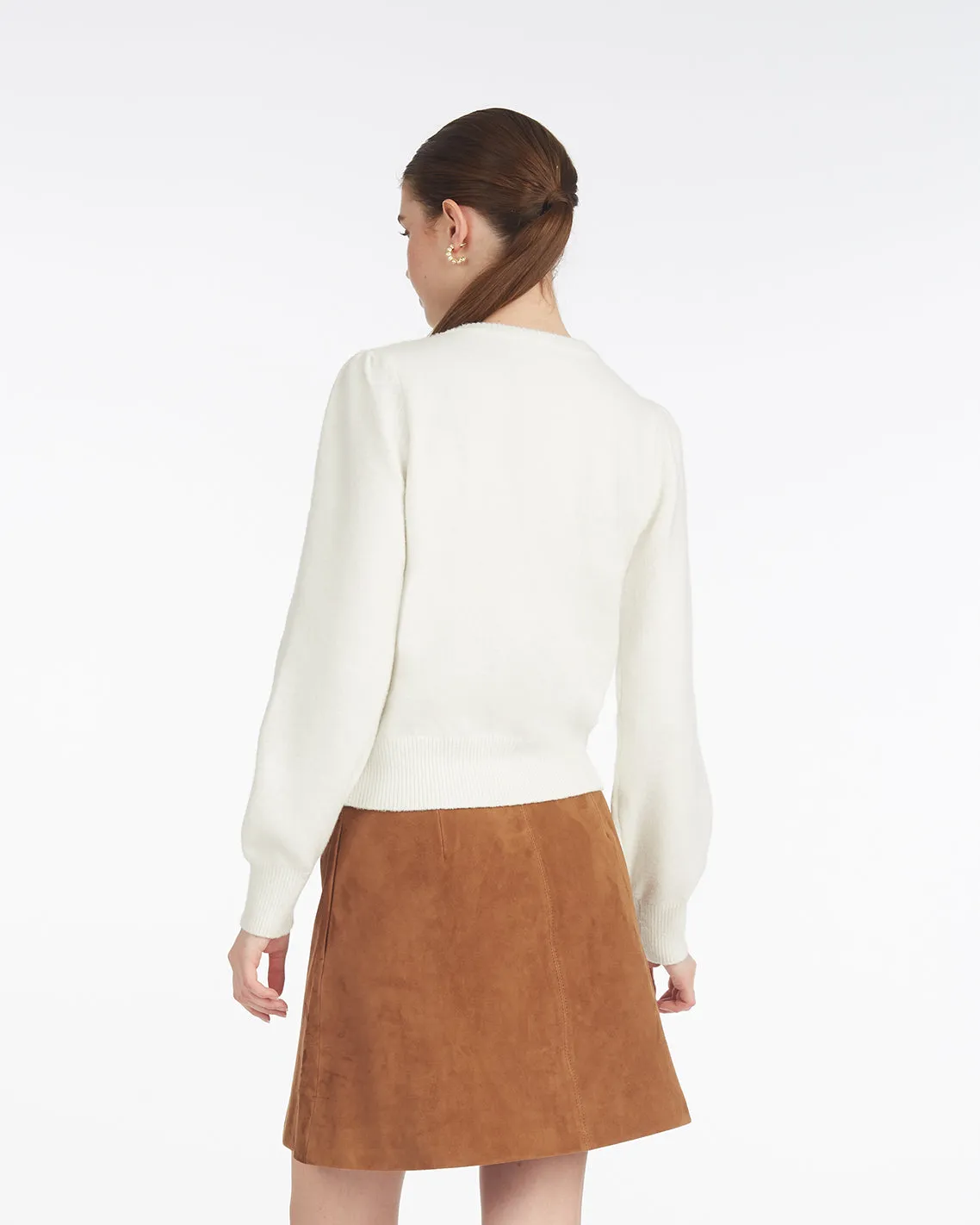 Scalloped Crewneck Sweater sold by Draper James product image thumbnail 2