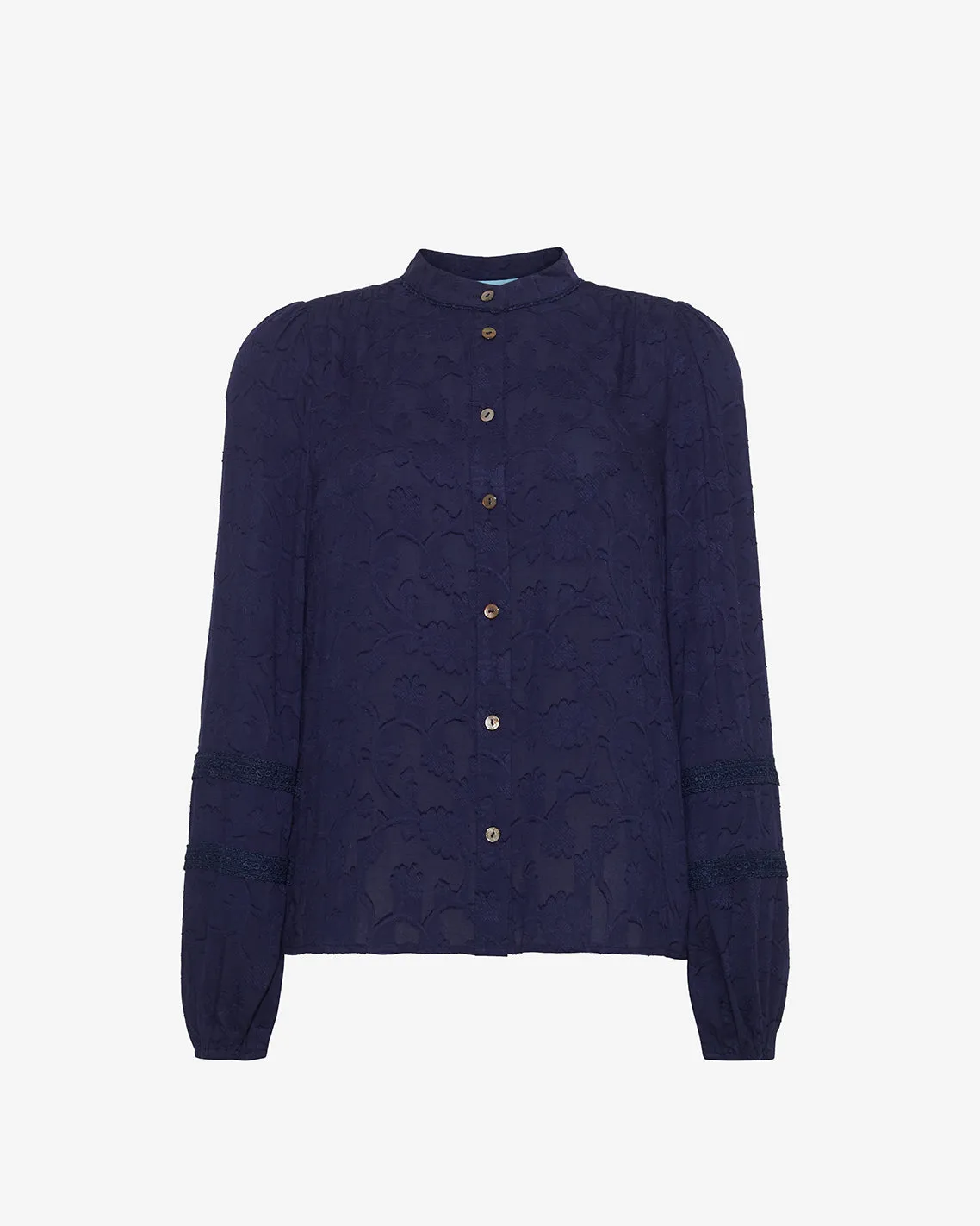 Long-Sleeve Button Down Top sold by Draper James