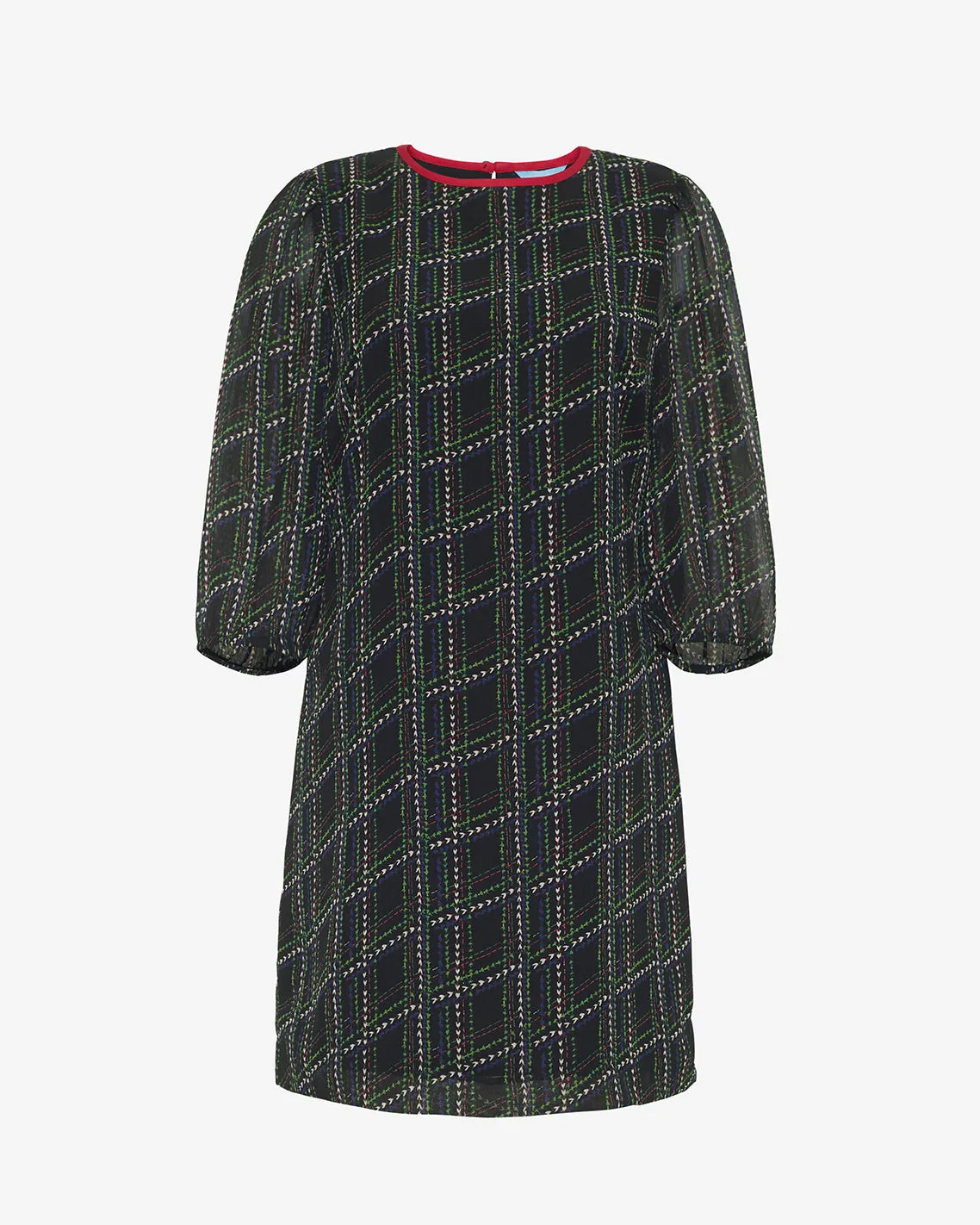 Ava Mini Dress in Dainty Check sold by Draper James product image thumbnail 3