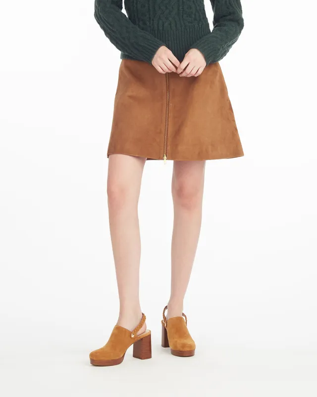 Suede Mini Skirt sold by Draper James