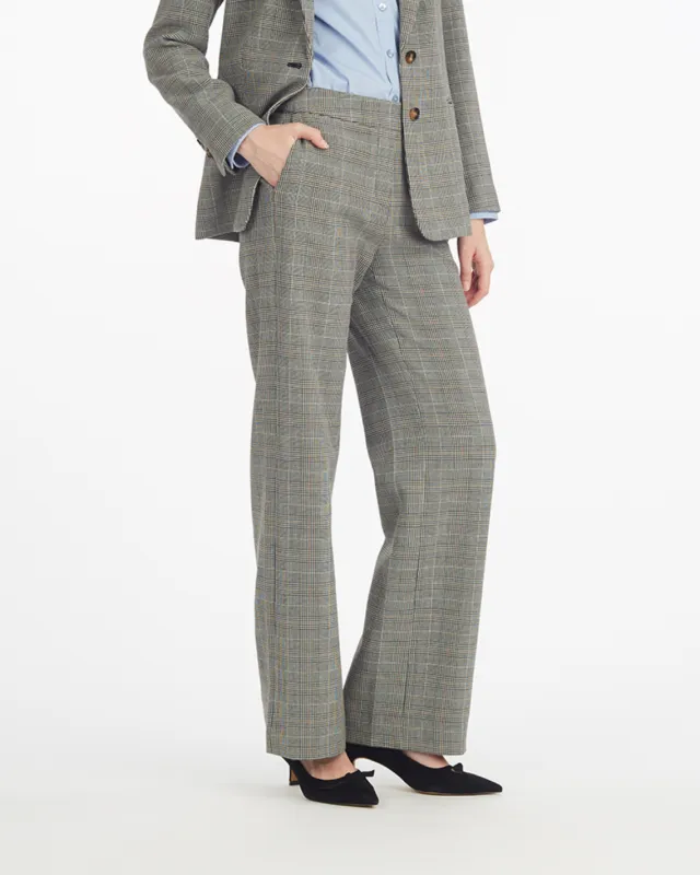 Flare Pants in Glen Plaid sold by Draper James