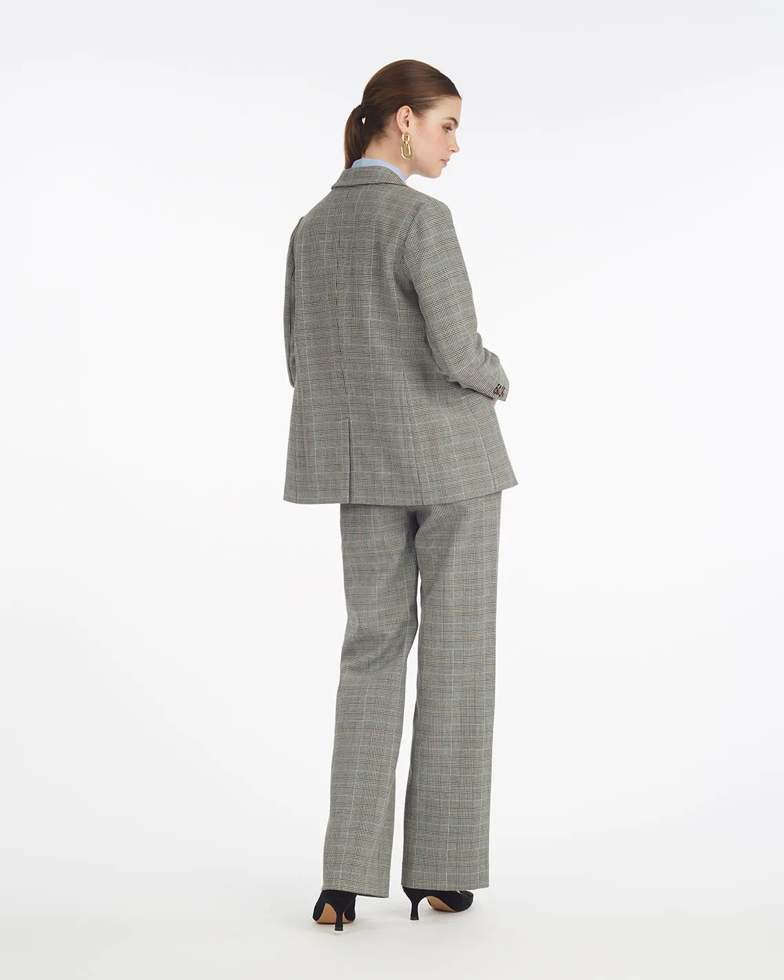 Flare Pants in Glen Plaid sold by Draper James product image thumbnail 2