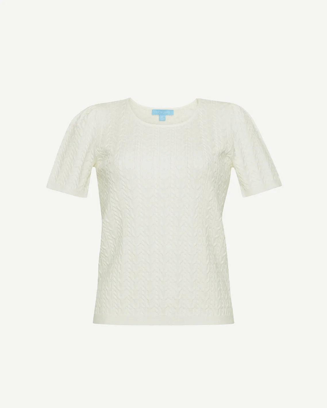 Mixed Cable Crewneck Sweater sold by Draper James product image thumbnail 3