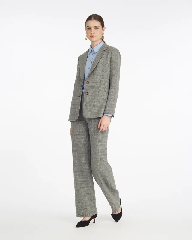 Blazer in Glen Plaid sold by Draper James