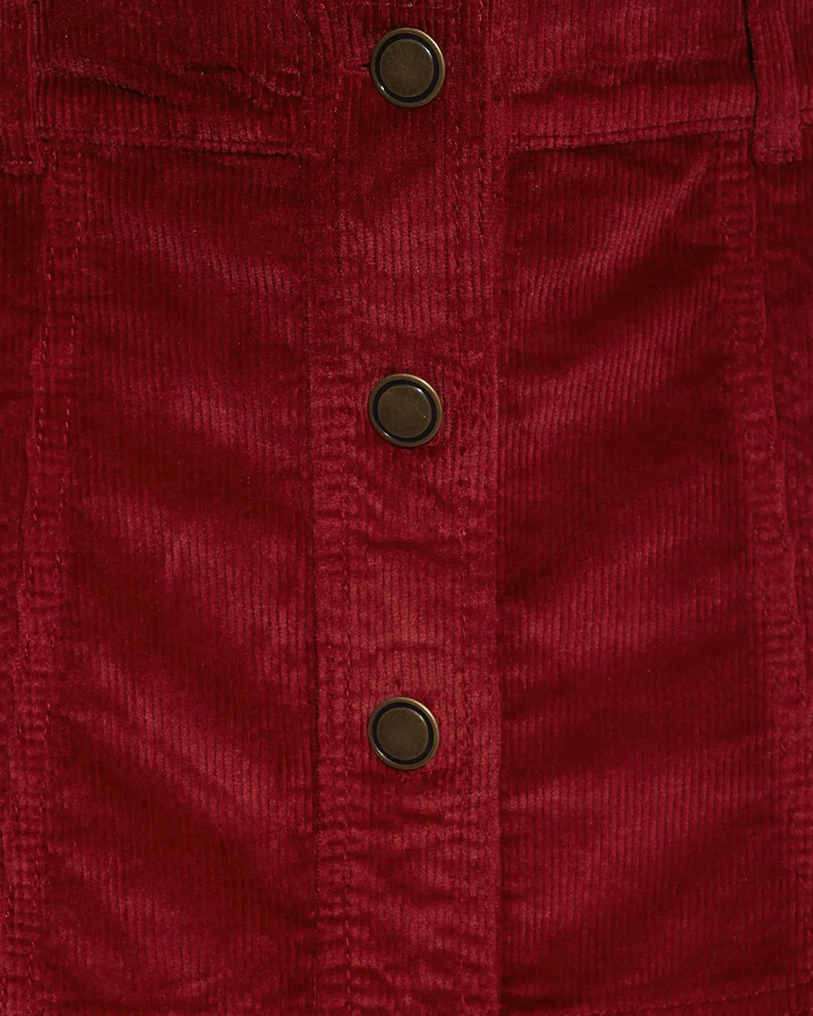 Button Front Corduroy Skirt sold by Draper James product image thumbnail 4