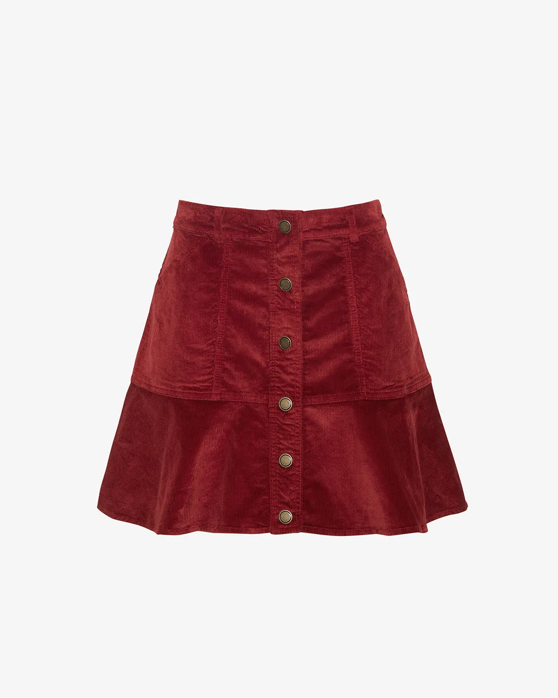 Button Front Corduroy Skirt sold by Draper James product image thumbnail 3
