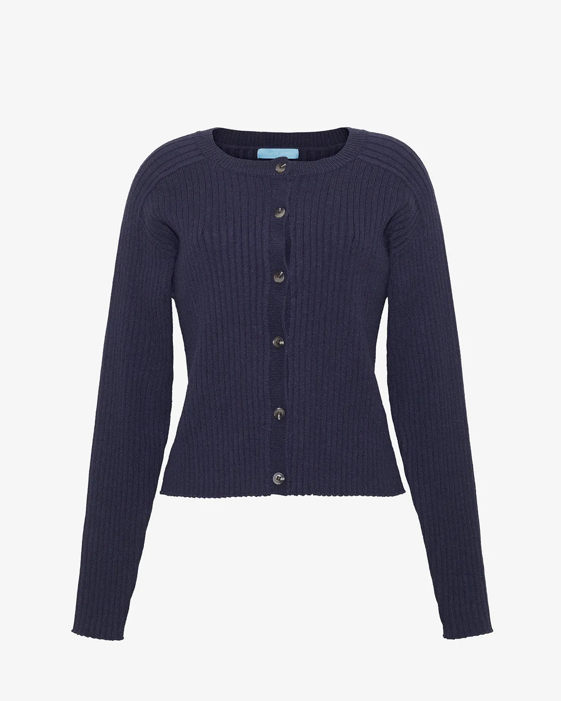 Luxe Cropped Rib Cardigan sold by Draper James product image thumbnail 2