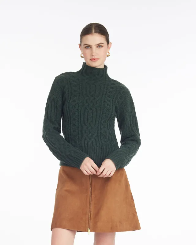 Oversized Cable Funnel Neck sold by Draper James