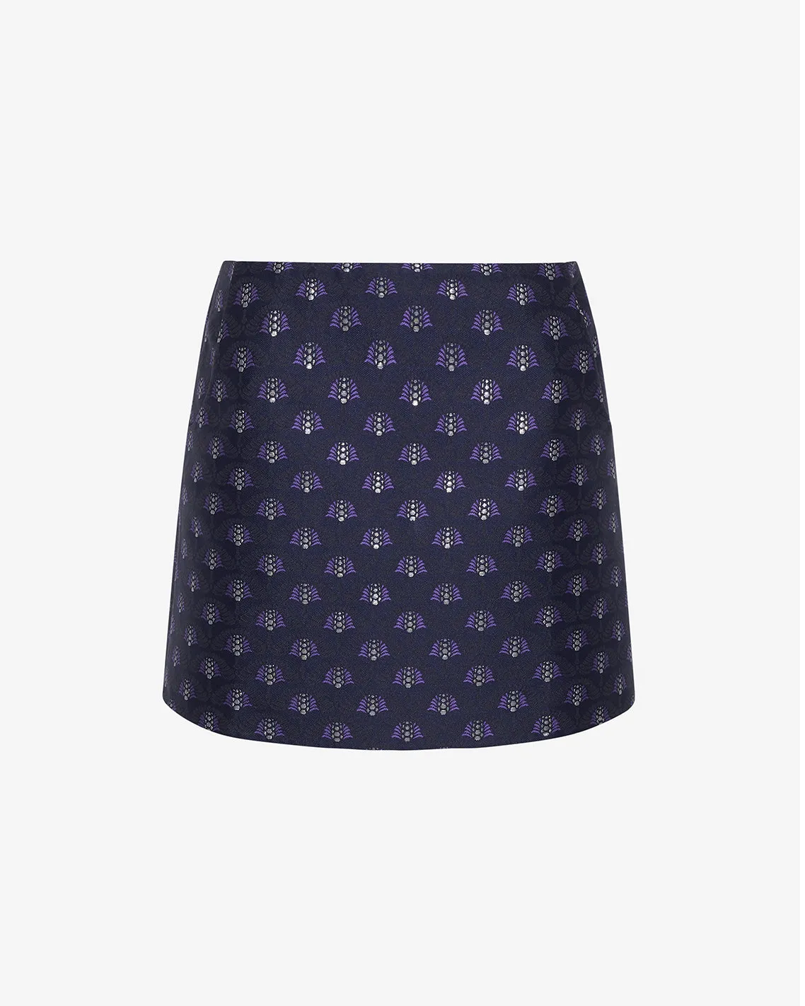 Mini Skirt in Fan Floral Jacquard sold by Draper James product image thumbnail 3