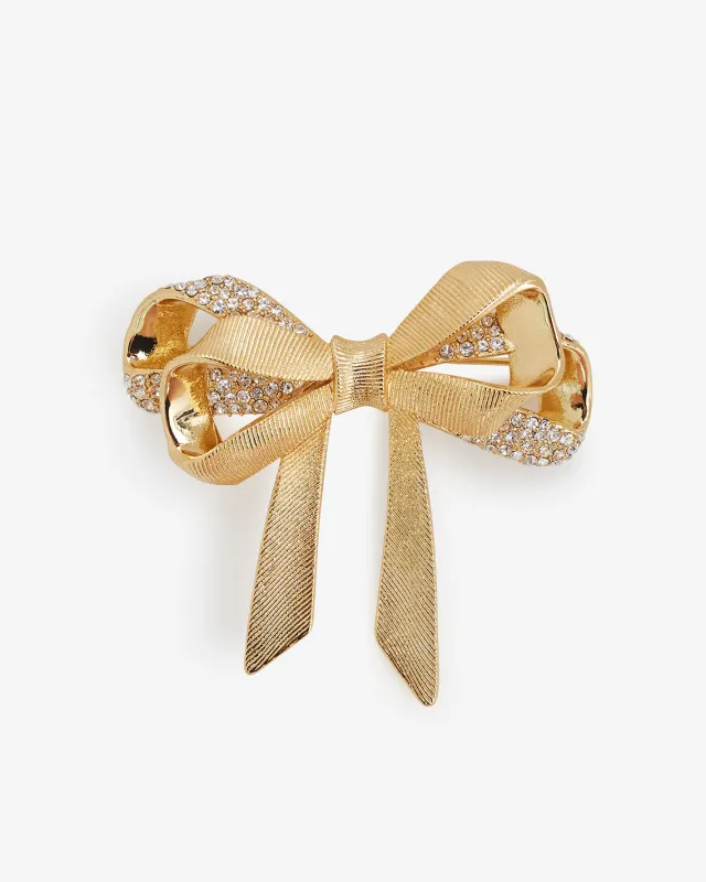 Pave Bow Brooch sold by Draper James