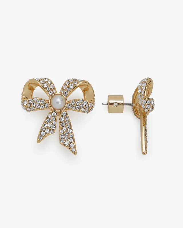 Bow Pave Studs sold by Draper James
