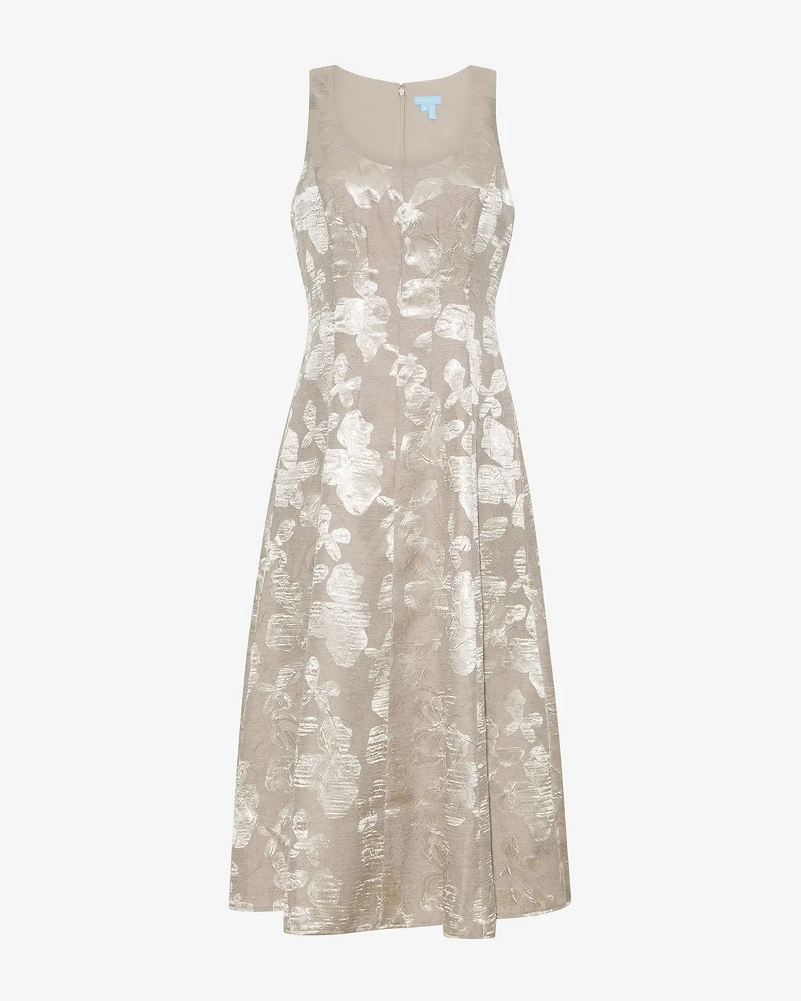 Delia Midi Dress in Jacquard sold by Draper James product image thumbnail 4