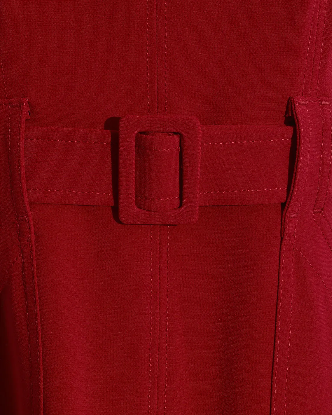 Juno Sleeveless Utility Dress in Red sold by Draper James product image thumbnail 5