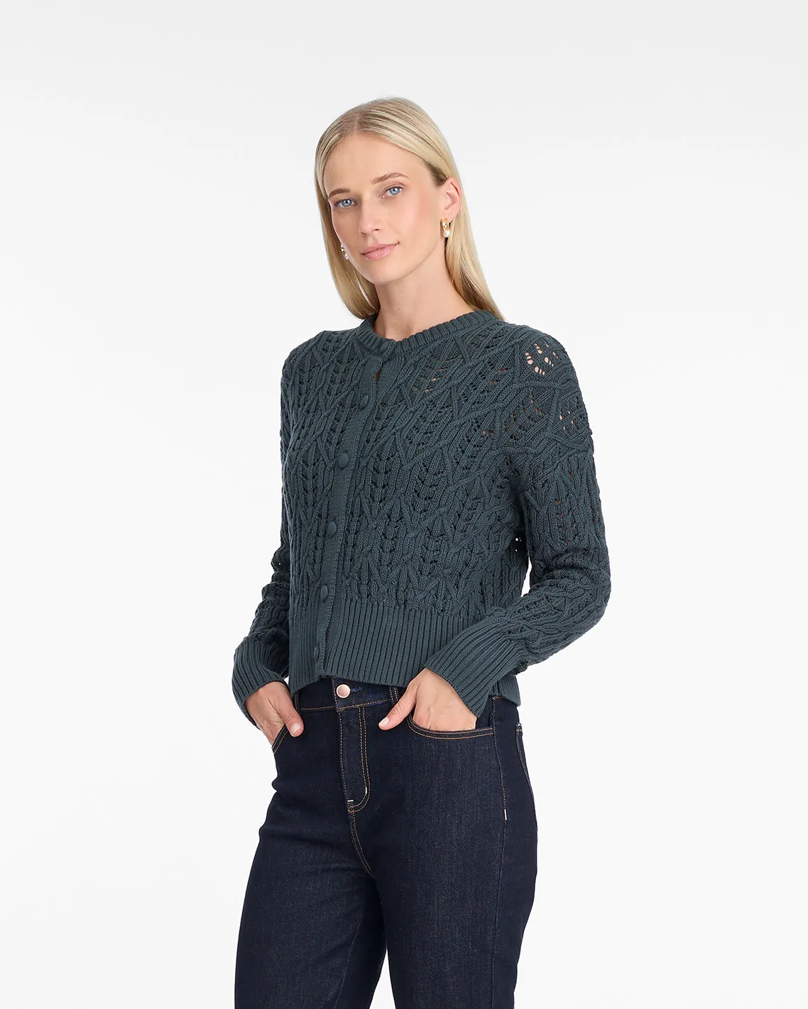 Cardigan sold by Draper James