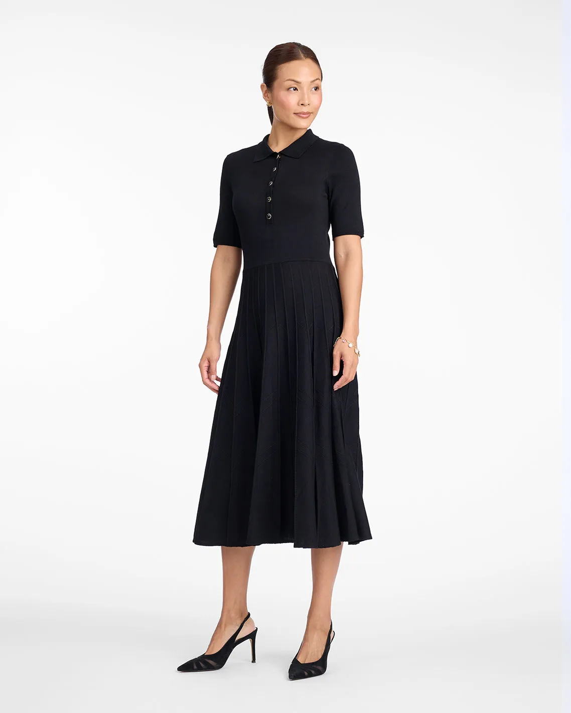 Collared Midi Dress sold by Draper James