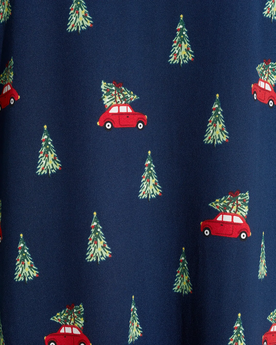 Linda Long-Sleeve Pajama Set in Holiday Trees sold by Draper James product image thumbnail 4