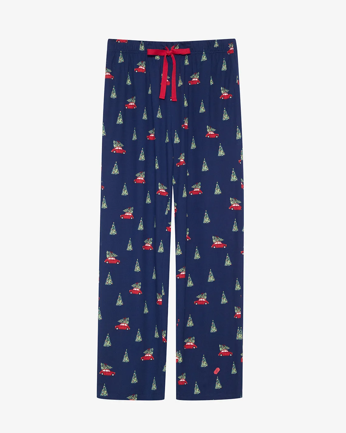 Men's Long-Sleeve Pajama Set in Holiday Trees sold by Draper James product image thumbnail 5