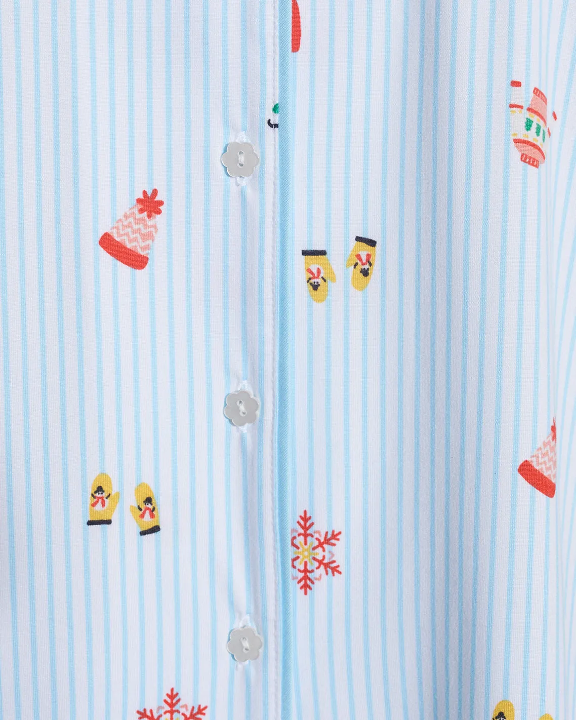 Linda Long-Sleeve Pajama Set in Winter Wonderland sold by Draper James product image thumbnail 4