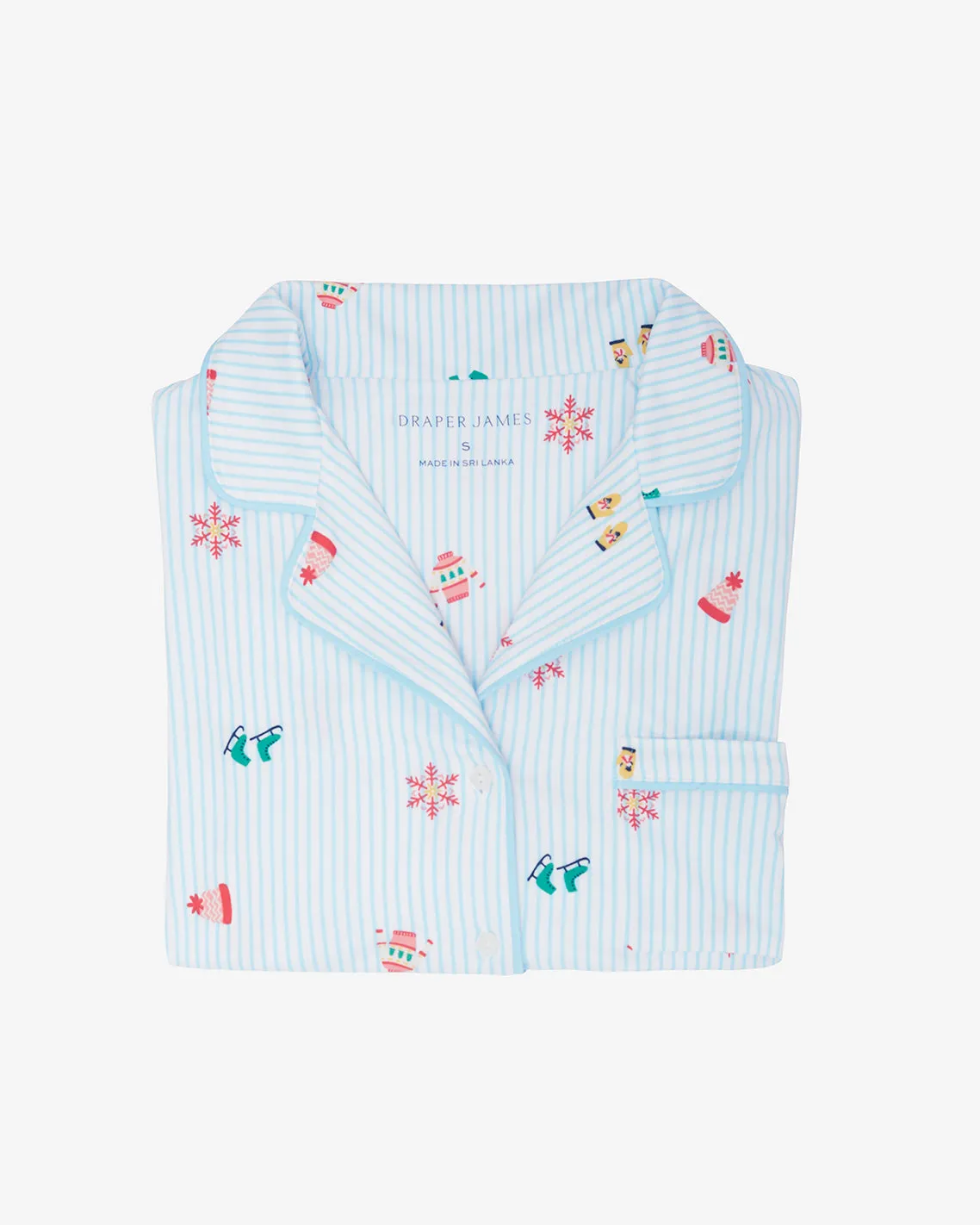 Linda Long-Sleeve Pajama Set in Winter Wonderland sold by Draper James product image thumbnail 5