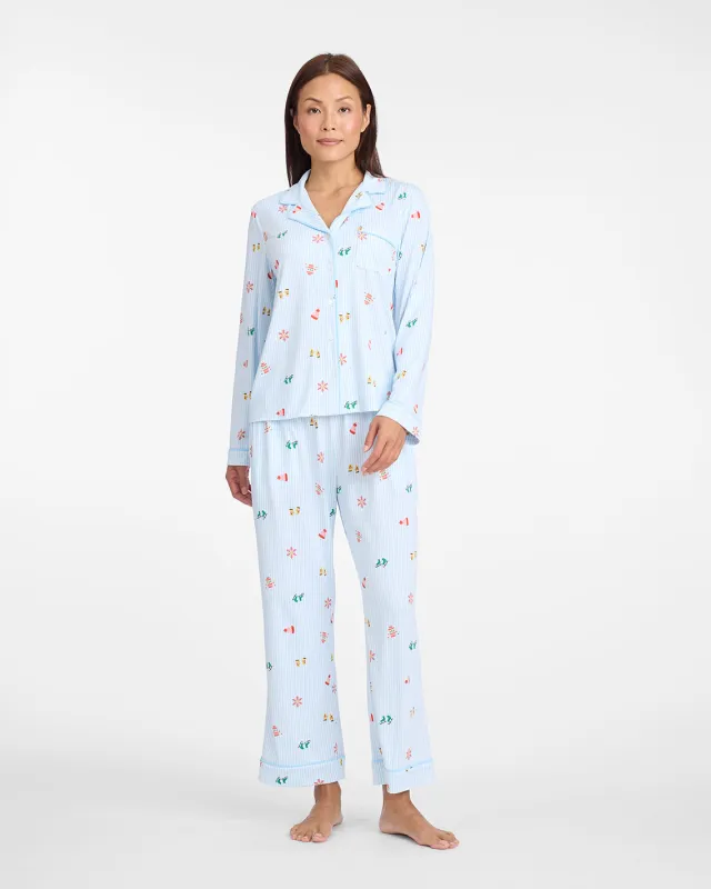 Linda Long-Sleeve Pajama Set in Winter Wonderland sold by Draper James