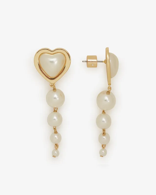 Pearl Heart Drops sold by Draper James