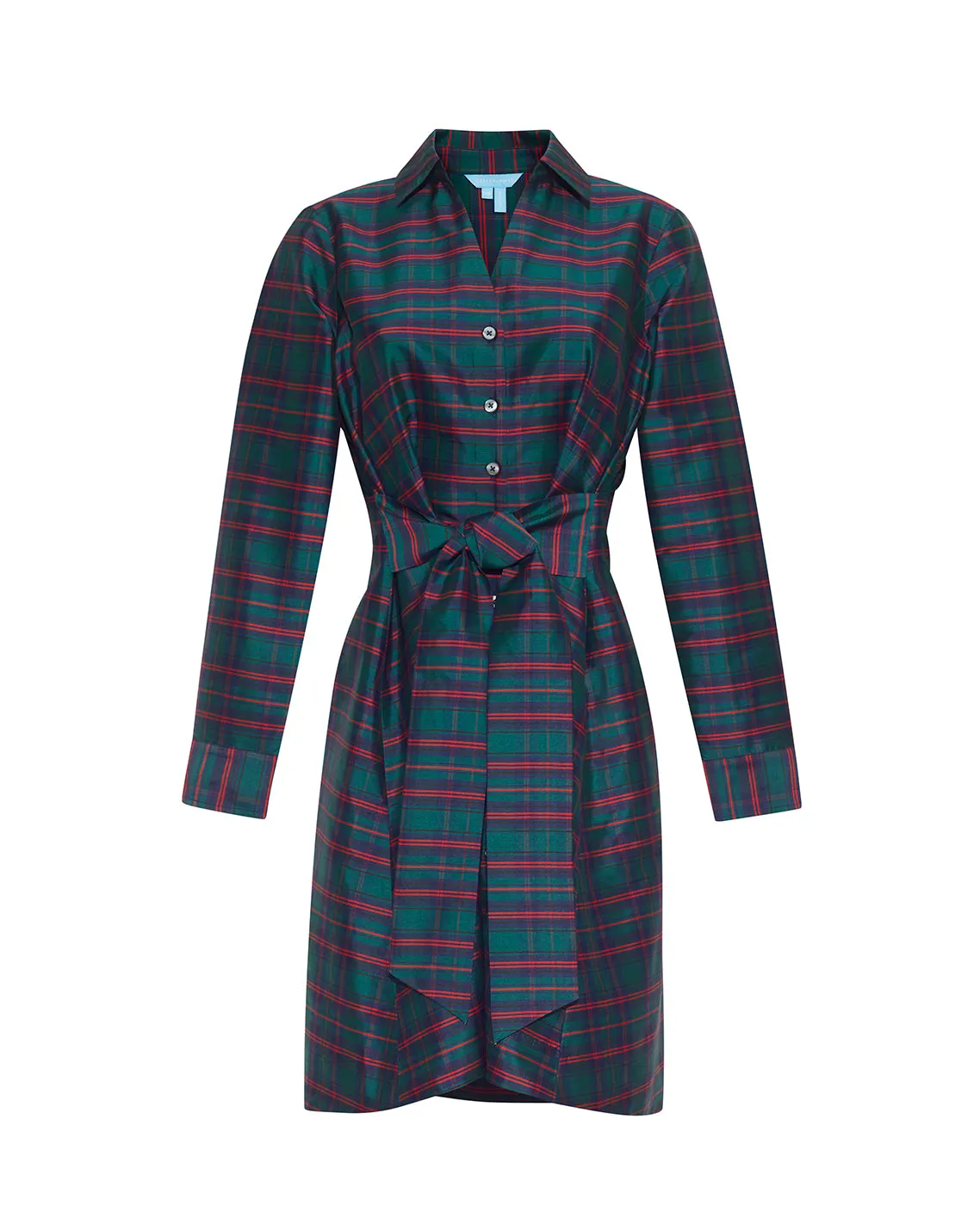 Layla Mini Shirtdress in Plaid sold by Draper James