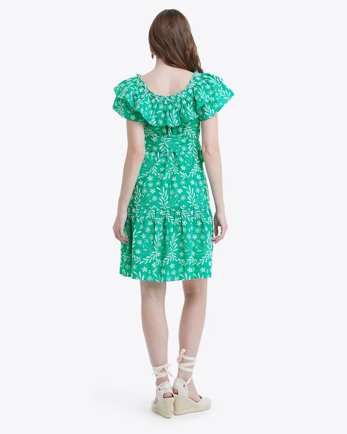Sawyer Dress in Embroidered Floral sold by Draper James product image thumbnail 3