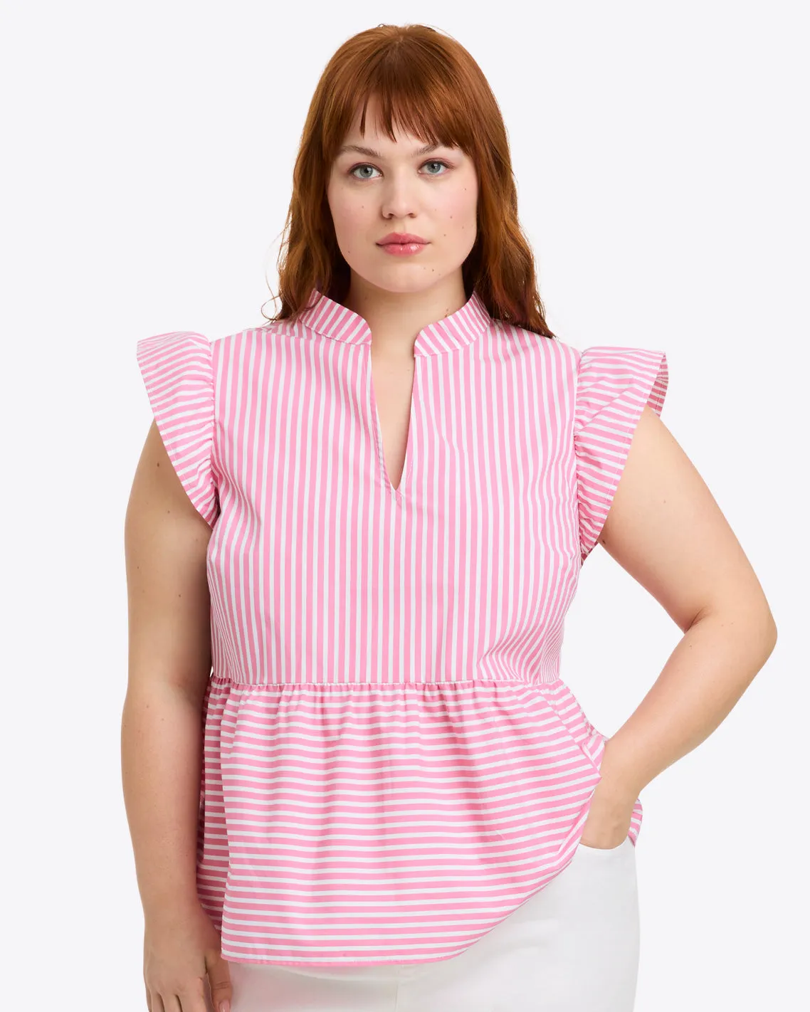 Penelope Top in Crisp Cotton sold by Draper James product image thumbnail 4