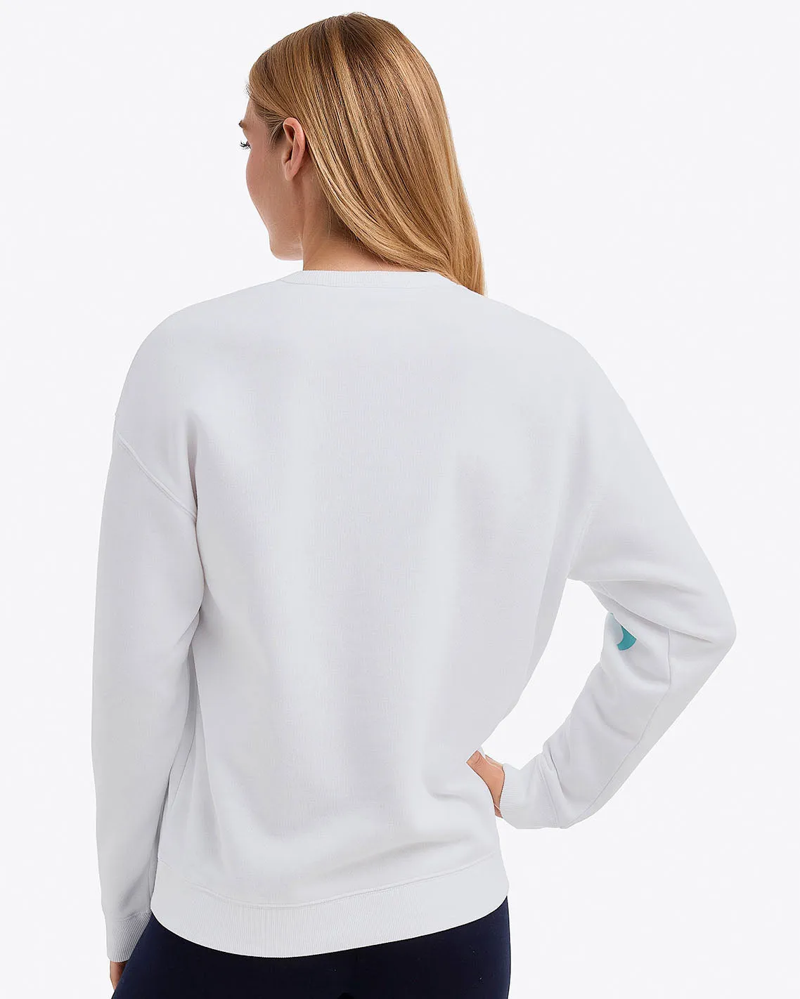 Nashville Crewneck Sweatshirt in Magnolia White Multi sold by Draper James product image thumbnail 2