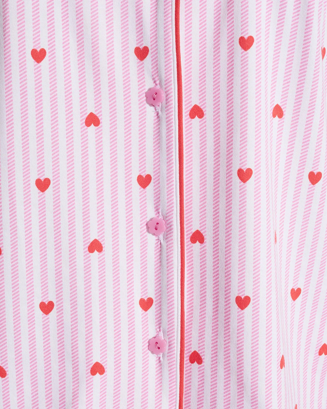 Linda Pajama Set in Sweetheart Stripes sold by Draper James product image thumbnail 4