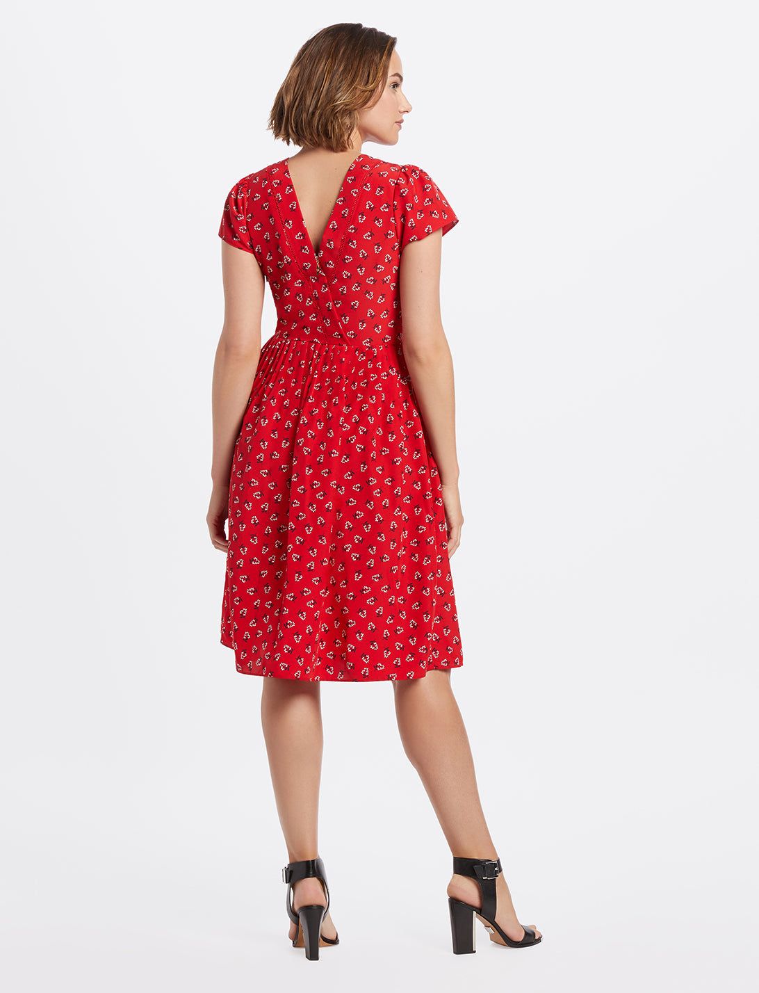 Floral V-Neck Dress sold by Draper James product image thumbnail 4