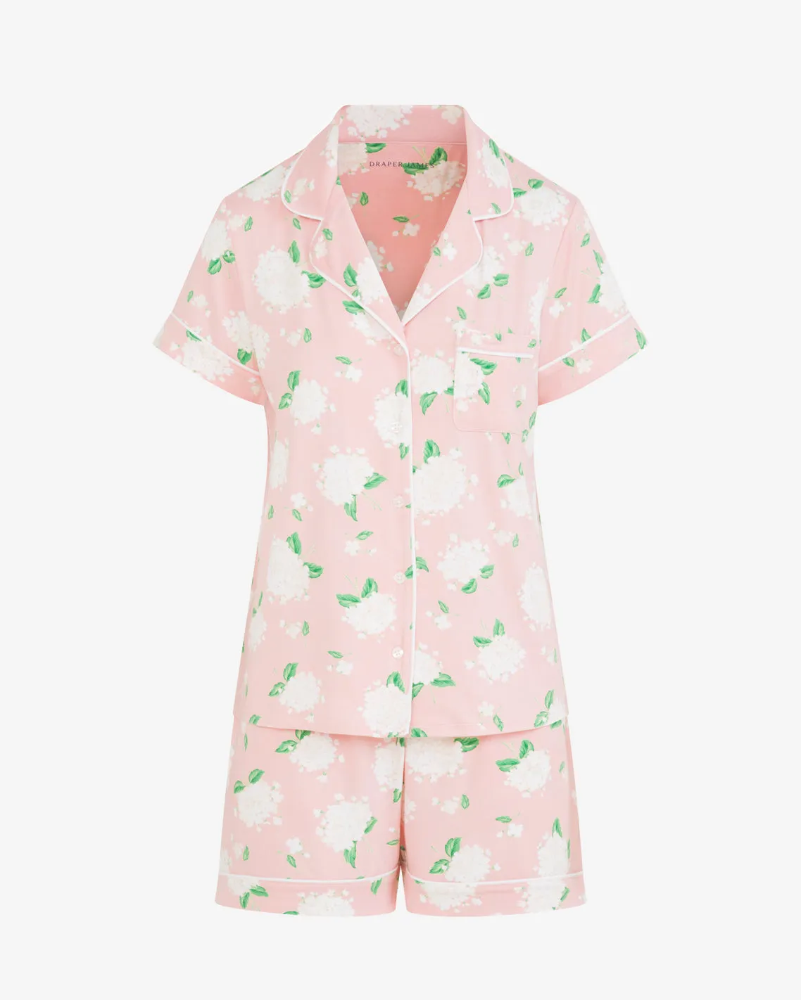 Sara Pajama Set in Hydrangeas sold by Draper James product image thumbnail 4