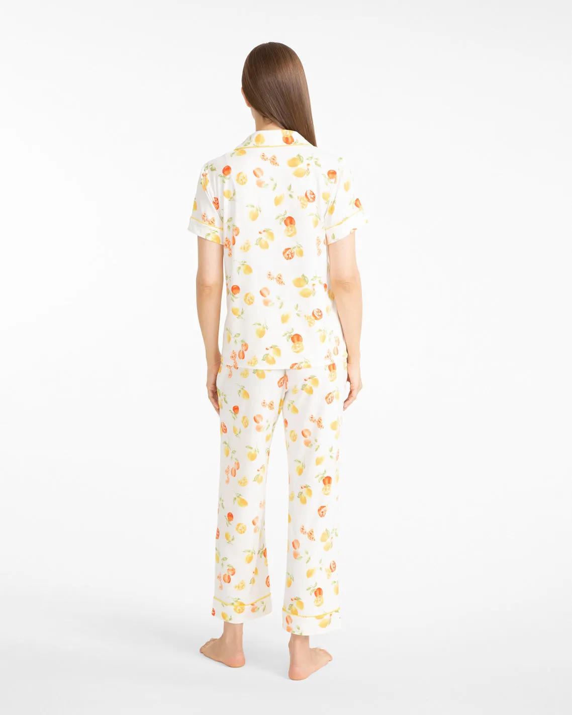 Linda Pajama Set in Citrus sold by Draper James product image thumbnail 2