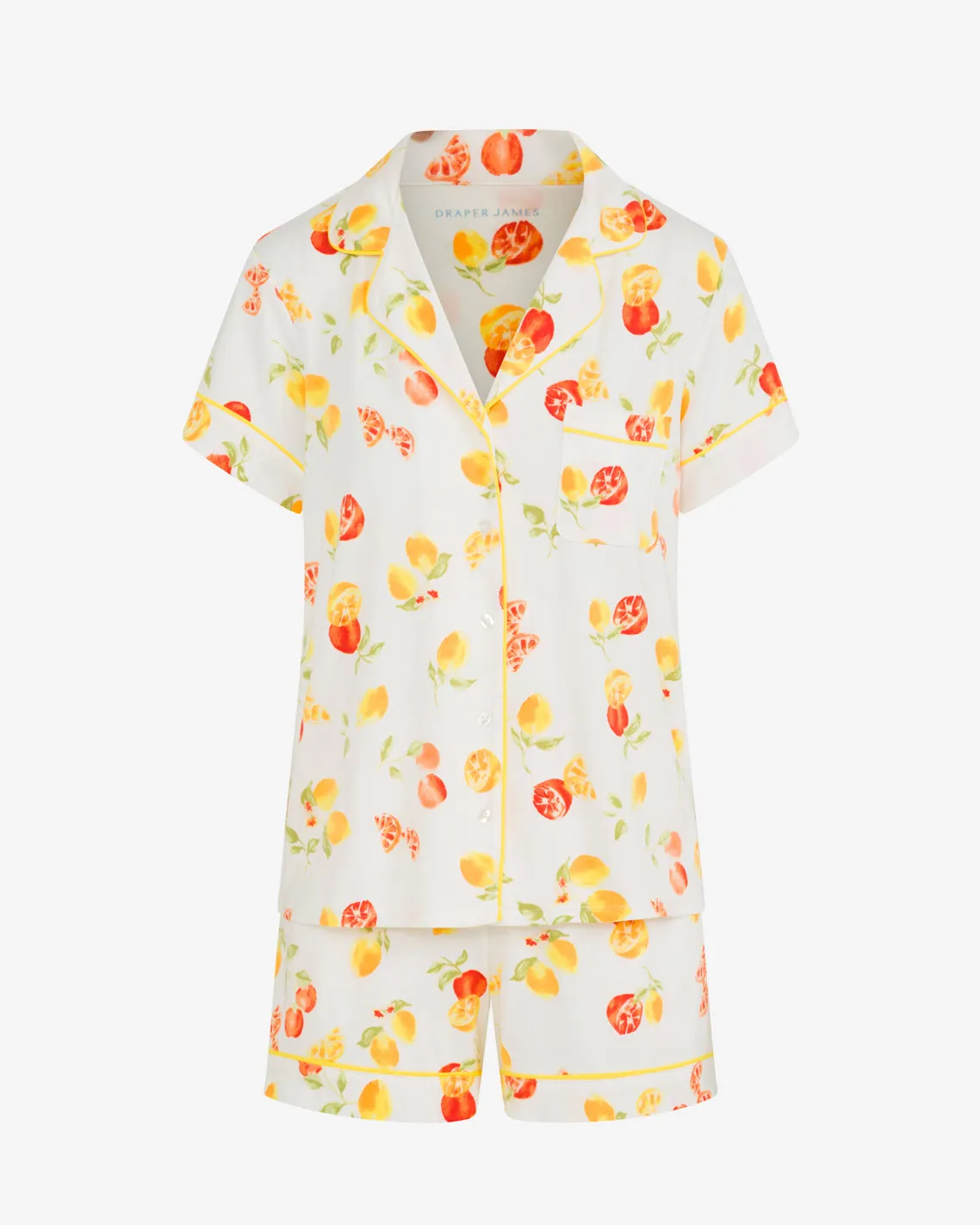 Sara Pajama Set in Citrus sold by Draper James product image thumbnail 5