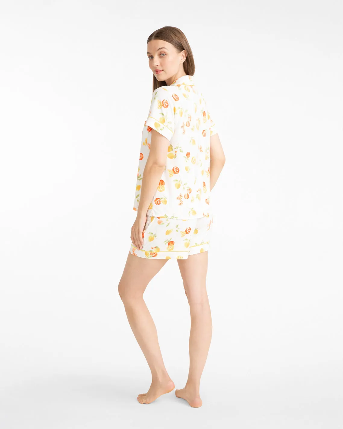 Sara Pajama Set in Citrus sold by Draper James product image thumbnail 3
