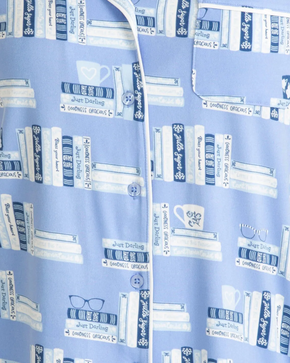 Linda Pajama Set in Bookstack sold by Draper James product image thumbnail 3