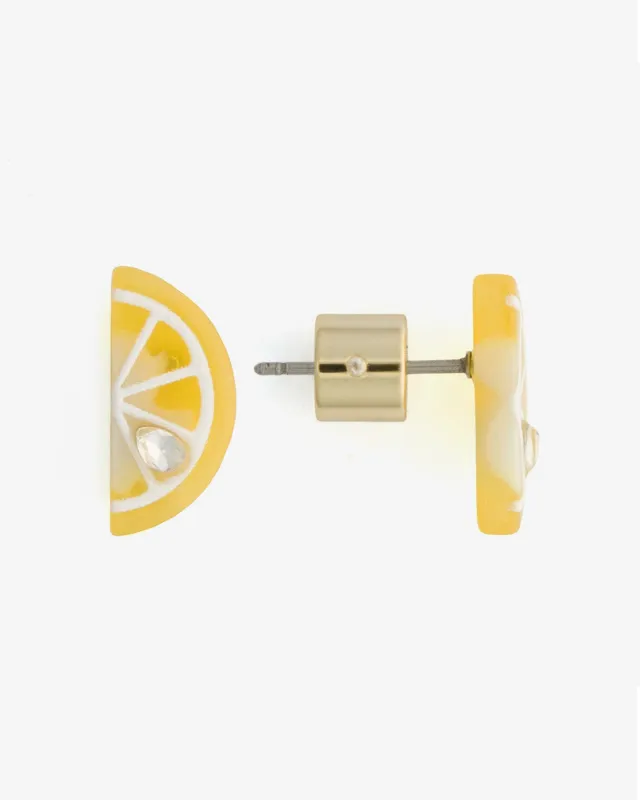 Lemon Slice Stud Earrings sold by Draper James