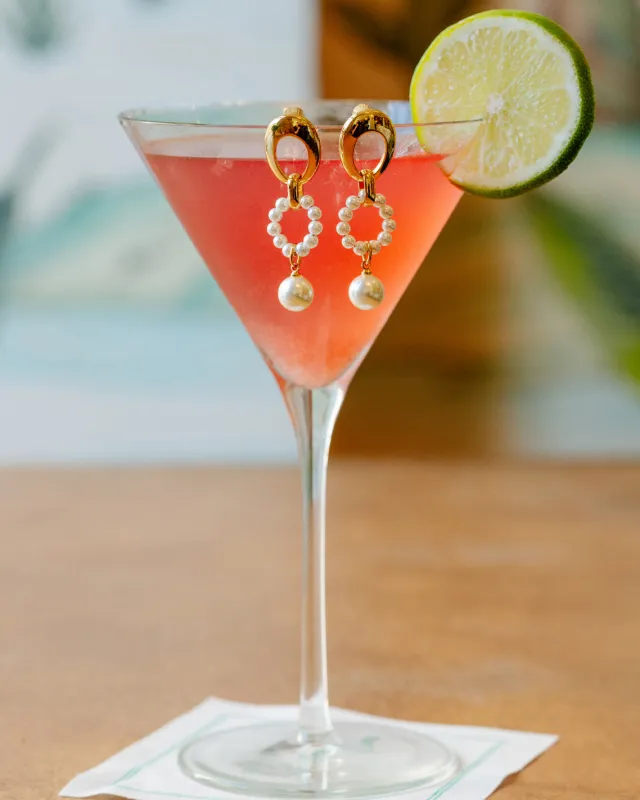 Pearl Drop Earrings sold by Draper James