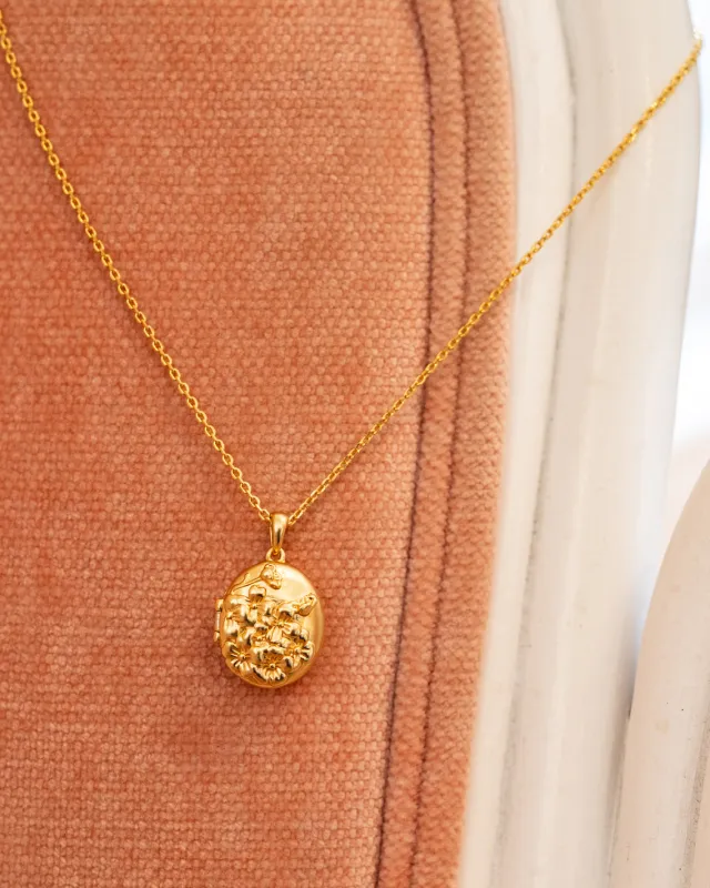 Hydrangea Locket made by Draper James