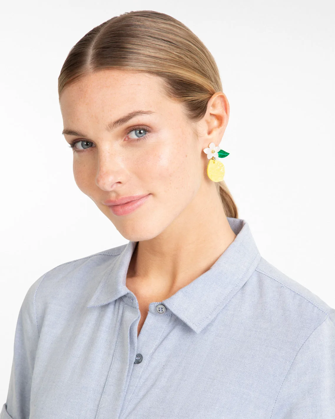 Lemon Drop Earrings sold by Draper James product image thumbnail 2