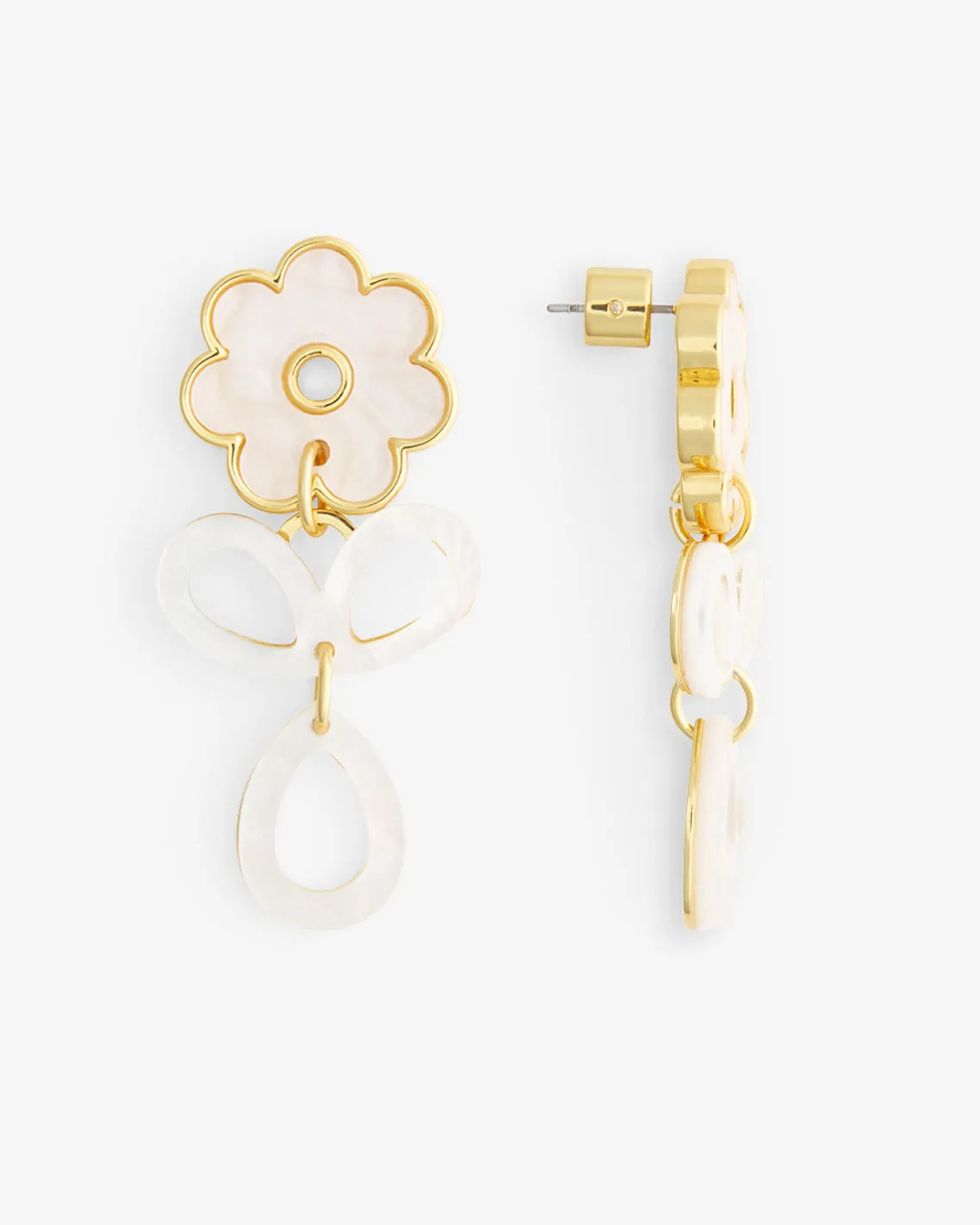 Acetate Petal Earrings sold by Draper James product image thumbnail 3