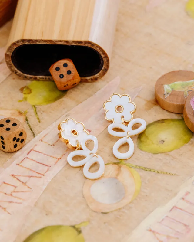 Acetate Petal Earrings sold by Draper James