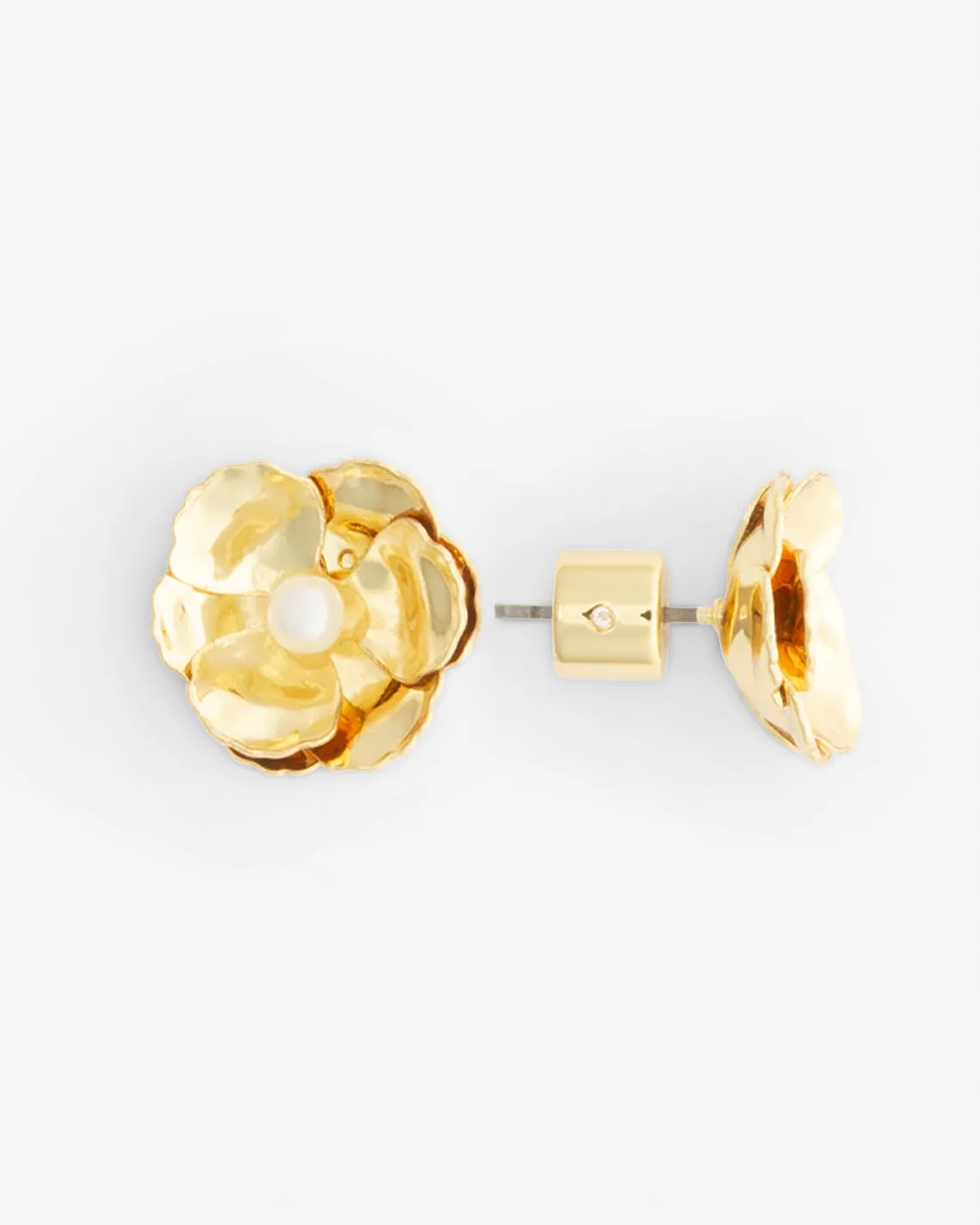 Ruffle Flower Stud Earrings sold by Draper James product image thumbnail 2