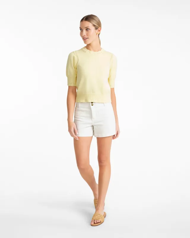 Spring Sweater in Flan sold by Draper James