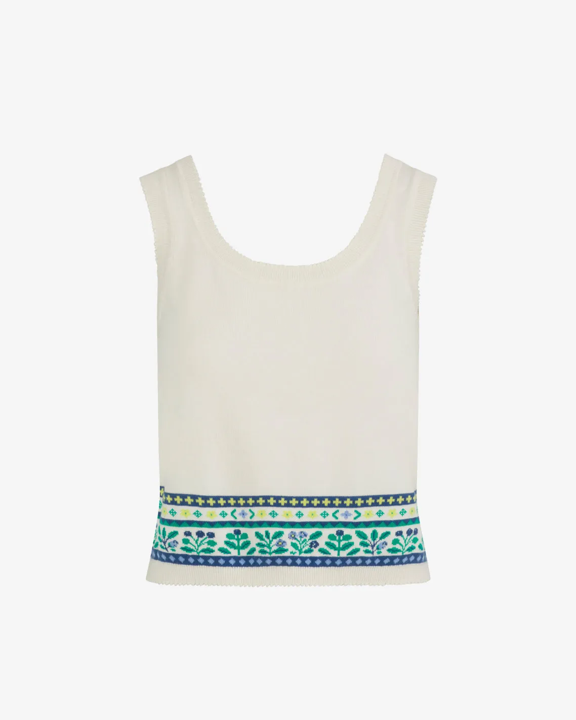 Printed Knit Tank sold by Draper James product image thumbnail 5