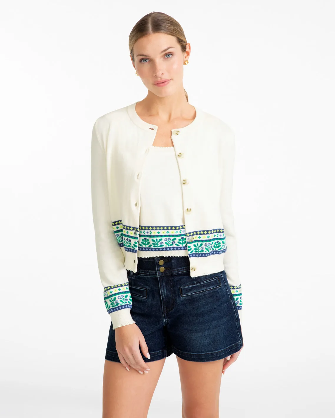 Printed Knit Tank sold by Draper James product image thumbnail 3