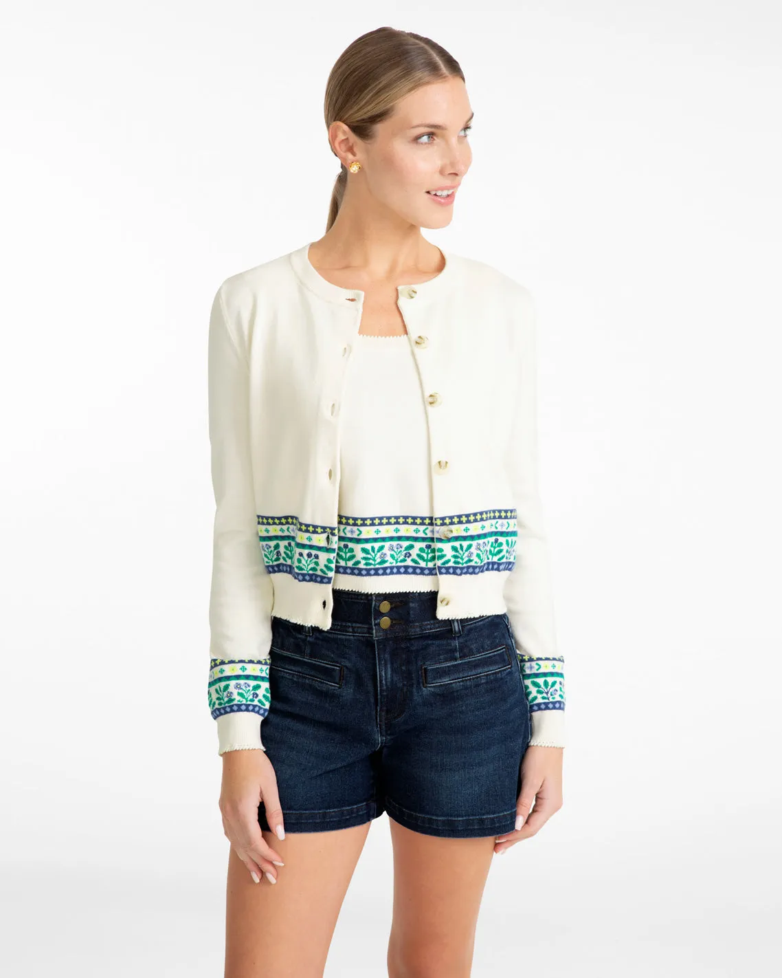 Printed Cardigan sold by Draper James product image thumbnail 3