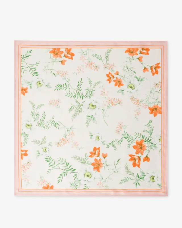 Scarf in Orange Blossom sold by Draper James