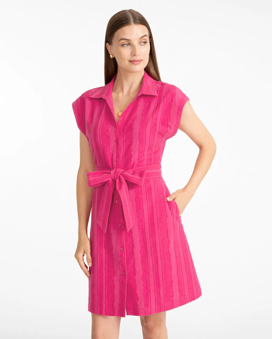 Trisha Mini Shirtdress sold by Draper James product image thumbnail 2